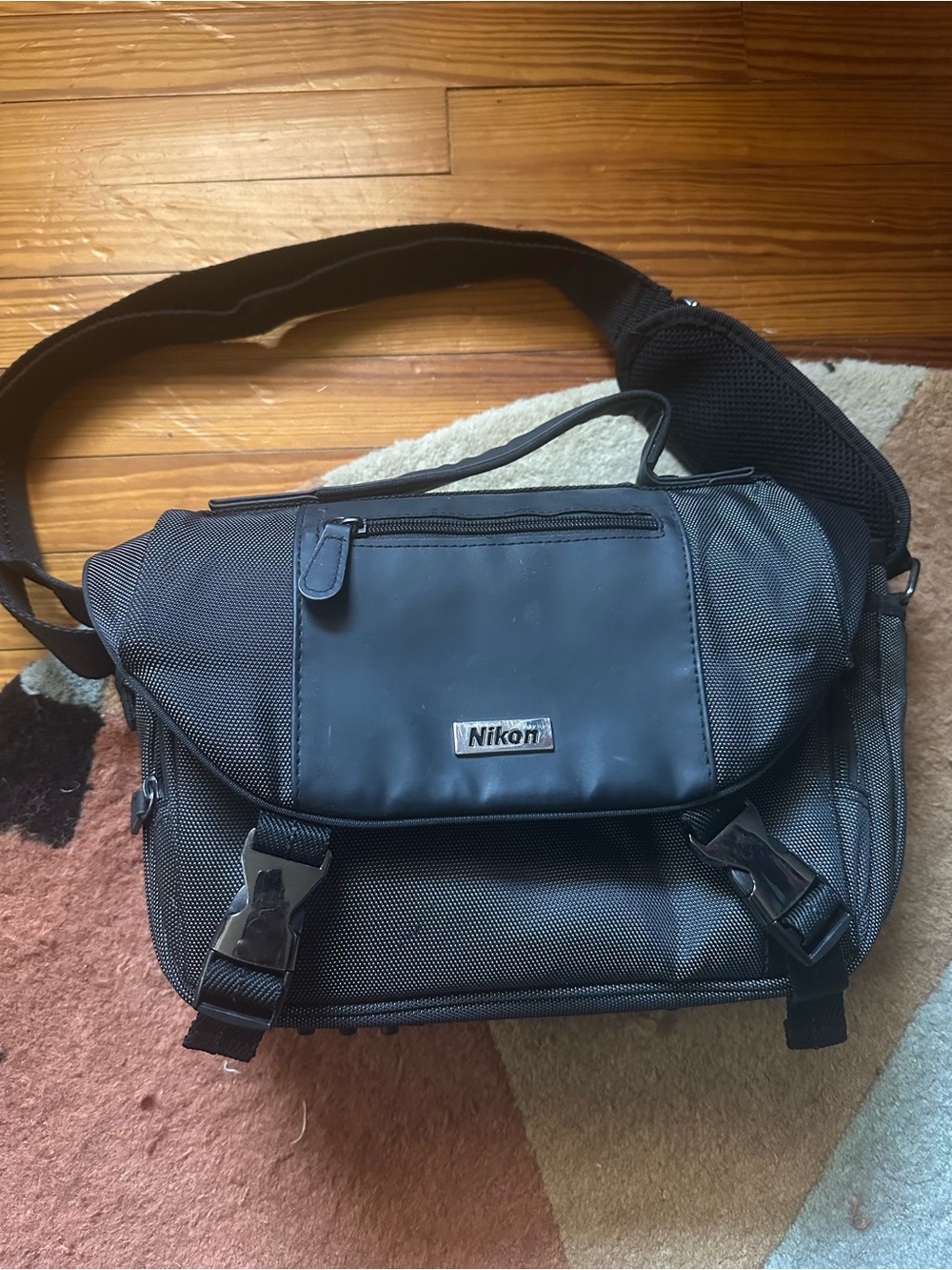 Nikon Black Camera Messenger Bag